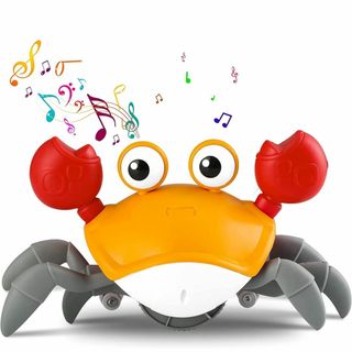 カニ おもちゃ 動く 子供向け、音楽這うカニ、シミュレーションカニおもちゃ、自動(その他)