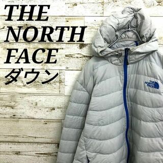 ザノースフェイス(THE NORTH FACE)の【k6487】USA規格ノースフェイス刺繍ロゴダウンジャケットブルゾンパーカー(ダウンジャケット)