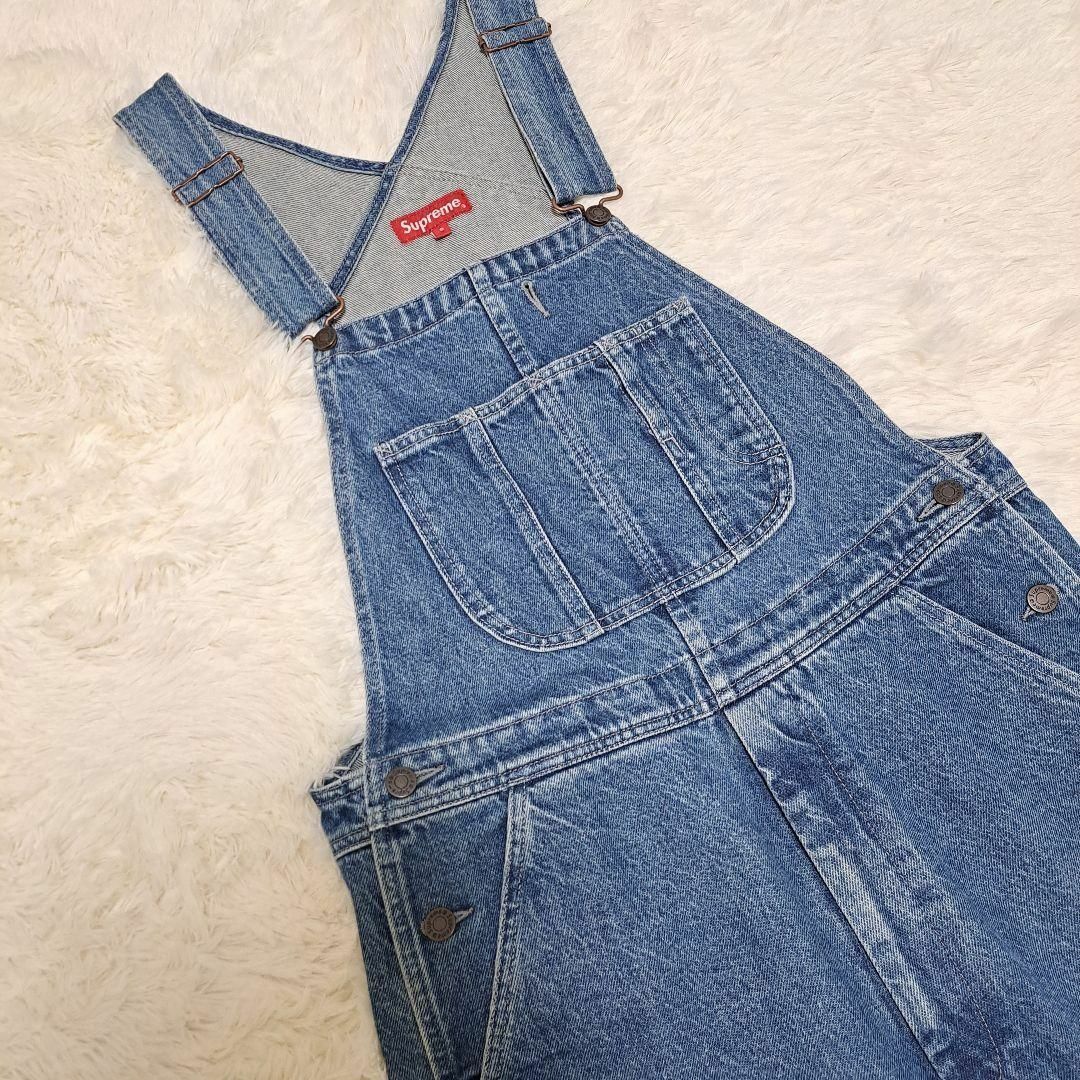 Supreme(シュプリーム)の【最高デザイン】シュプリーム デニムサロペット オーバーオール 刺繍ロゴ S メンズのパンツ(サロペット/オーバーオール)の商品写真