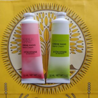 L'OCCITANE - ロクシタンハンドクリーム30mlノーブルエピン&バーボティン