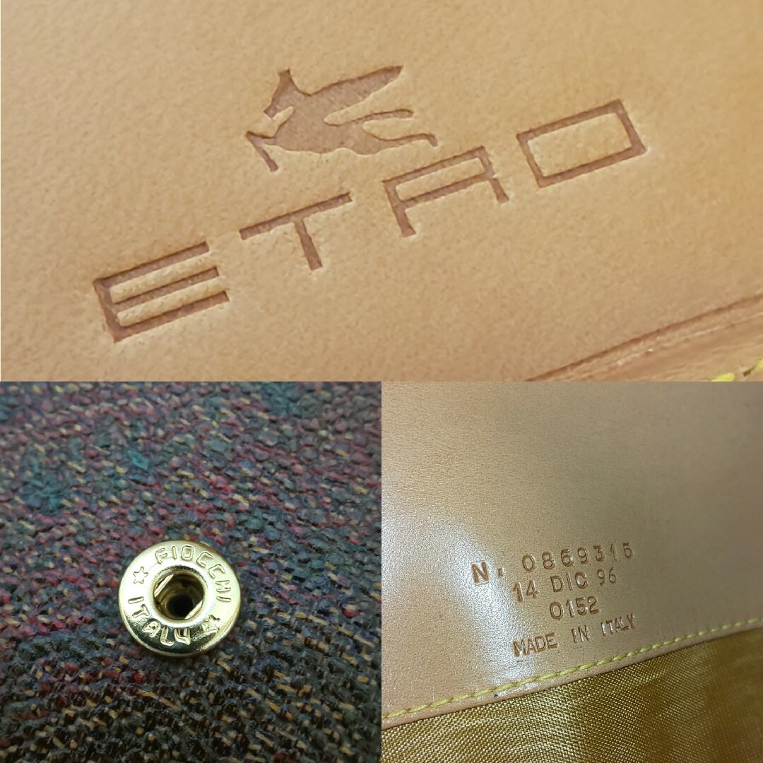 ETRO(エトロ)の【未使用/箱付】ETRO ペイズリー ロングウォレット 札入れ付 PVCレザー レディースのファッション小物(財布)の商品写真