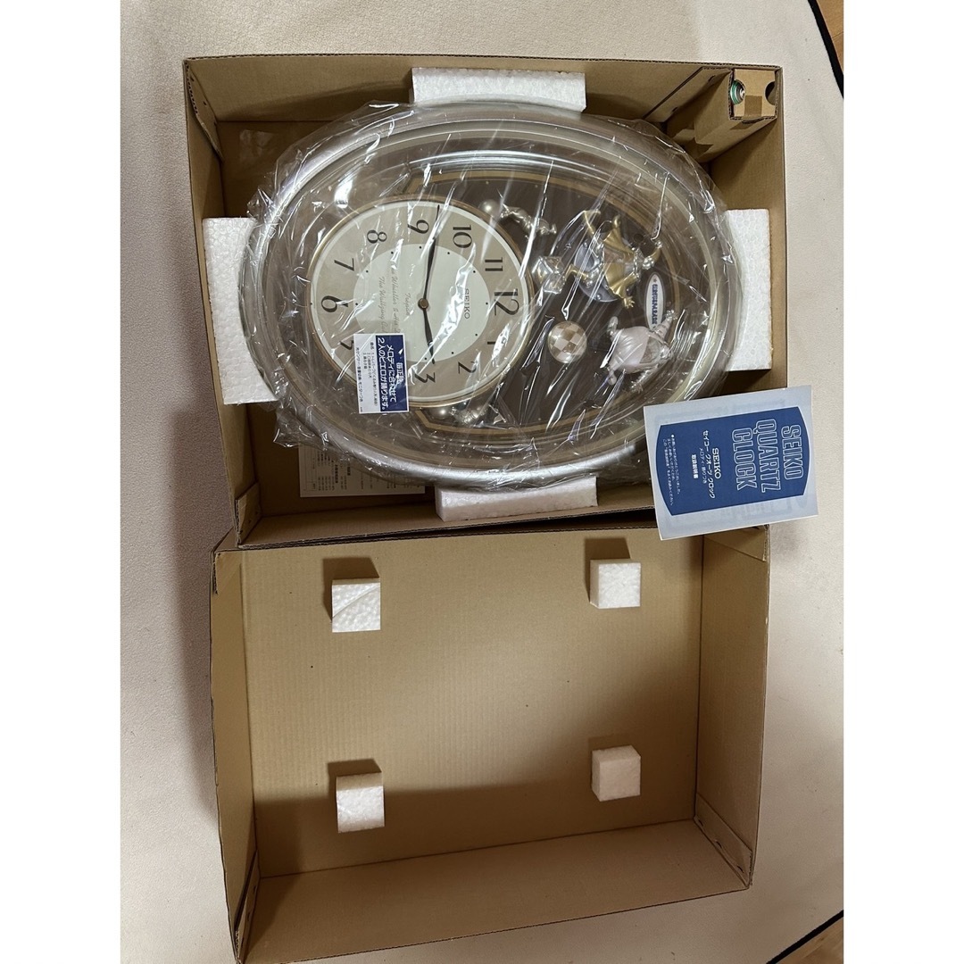 SEIKO(セイコー)の新品未使用 SEIKO セイコー 時計 新品 からくり時計 掛け時計 インテリア インテリア/住まい/日用品のインテリア小物(掛時計/柱時計)の商品写真