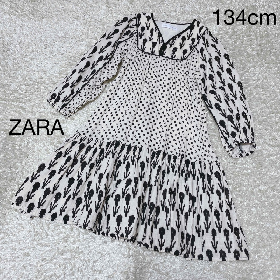 ZARA(ザラ)のZARA ♡ 134cm エスニックワンピース キッズ/ベビー/マタニティのキッズ服女の子用(90cm~)(ワンピース)の商品写真