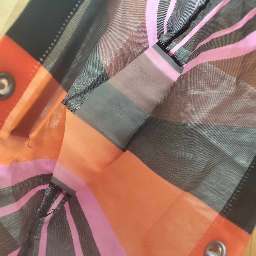 Marni(マルニ)のマルニカフェストライプトートバッグ マルチピンク 紗栄子中板付折らずに発送 レディースのバッグ(トートバッグ)の商品写真