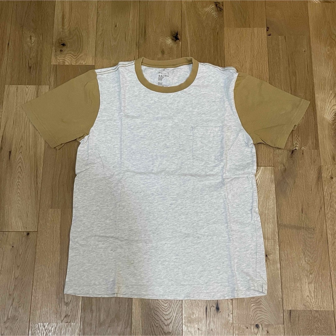 MUJI (無印良品)(ムジルシリョウヒン)の無印良品　ポケットtシャツ 3枚セット M バイカラー メンズのトップス(Tシャツ/カットソー(半袖/袖なし))の商品写真