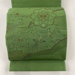 袋帯 秀品 お太鼓柄 正絹 【中古】(帯)