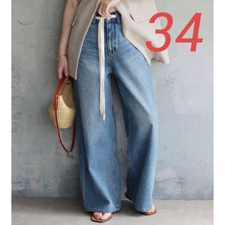 プラージュ(Plage)の新品タグ付き＊Plage RIAM SUPER LOOSE デニム《34》(デニム/ジーンズ)