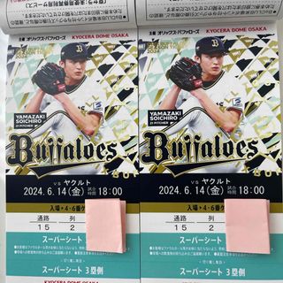 オリックス・バファローズ - 5/31まで販売　最終値下げ6/14 オリックス対ヤクルト