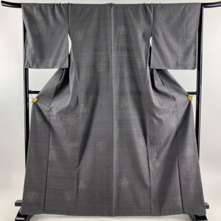 結城紬 身丈166cm 裄丈67cm 正絹 美品 逸品 【中古】(着物)