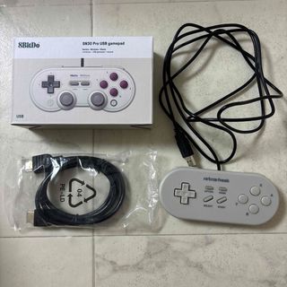 レトロフリーク　純正コントローラー　HDMIケーブル　8bitdo