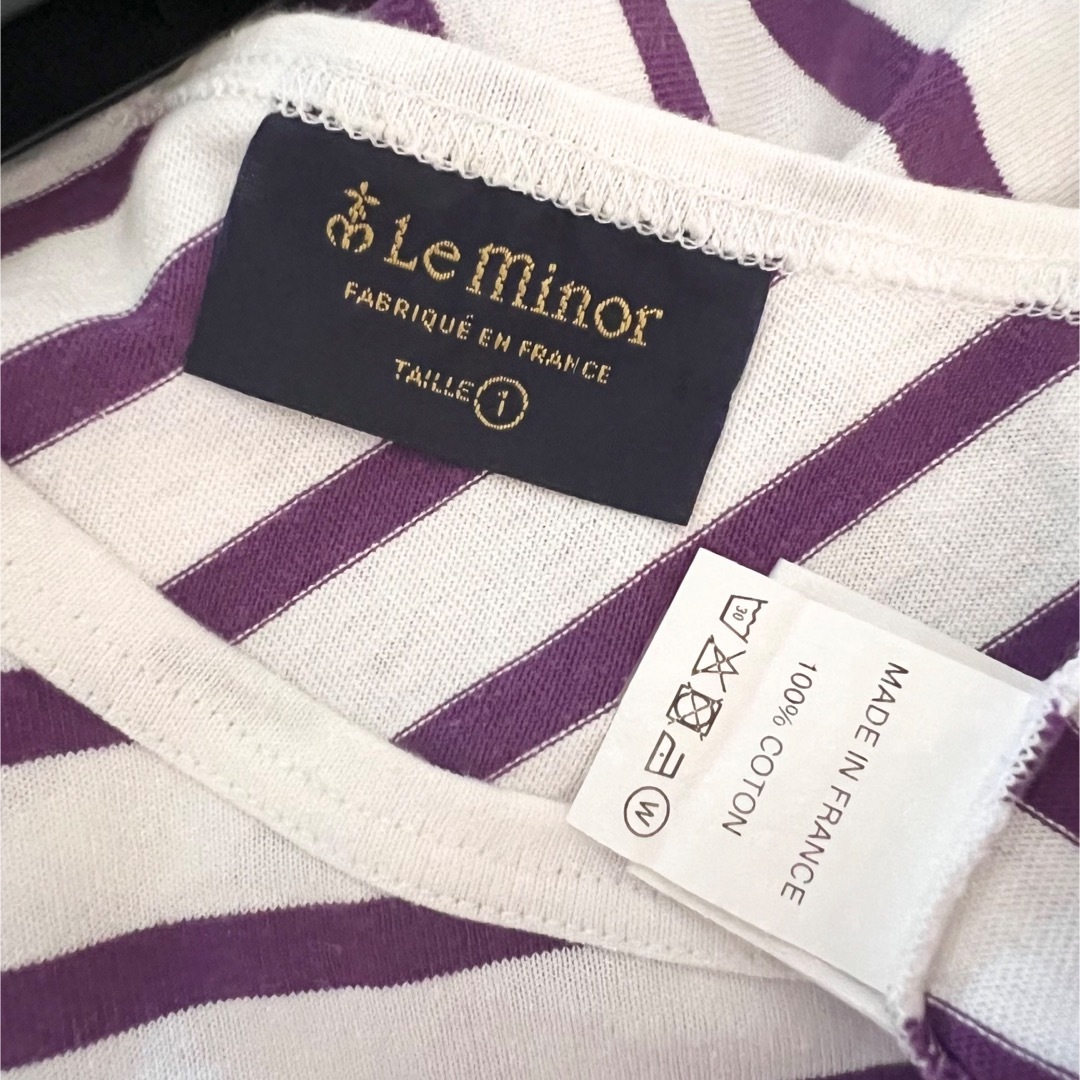 Le Minor(ルミノア)のLe Minor ♡ボーダーカットソー レディースのトップス(カットソー(長袖/七分))の商品写真