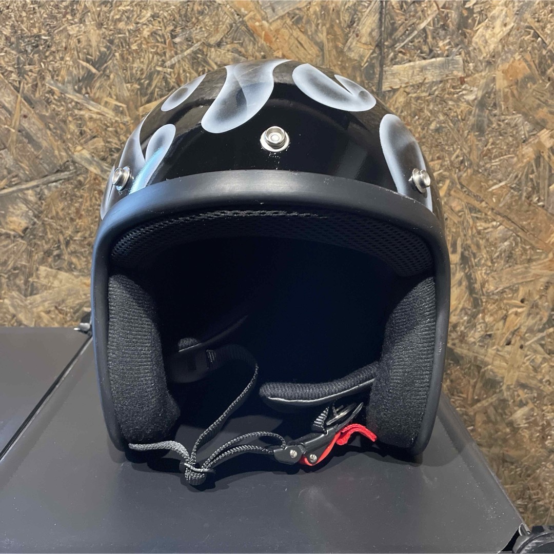 新品ジェットヘルメット 自動車/バイクのバイク(ヘルメット/シールド)の商品写真