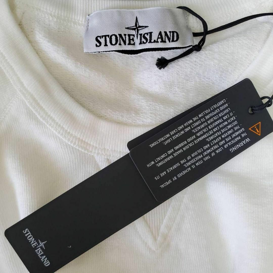 STONE ISLAND(ストーンアイランド)の【新品未使用】ストーンアイランド ワッペン スウェット 刺繍ロゴ 2023ss メンズのトップス(スウェット)の商品写真