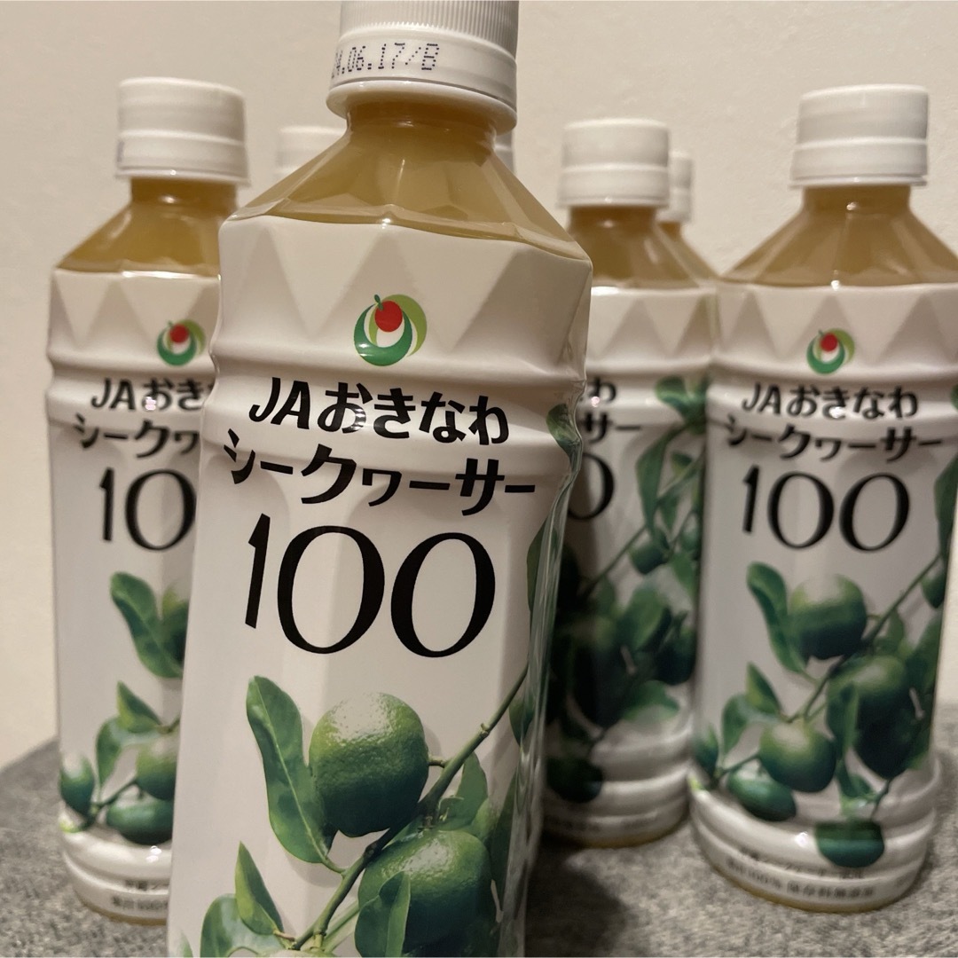 【特別大特価】JAおきなわ　シークワーサー果汁100％ 500mlｘ8本　原液 食品/飲料/酒の飲料(その他)の商品写真