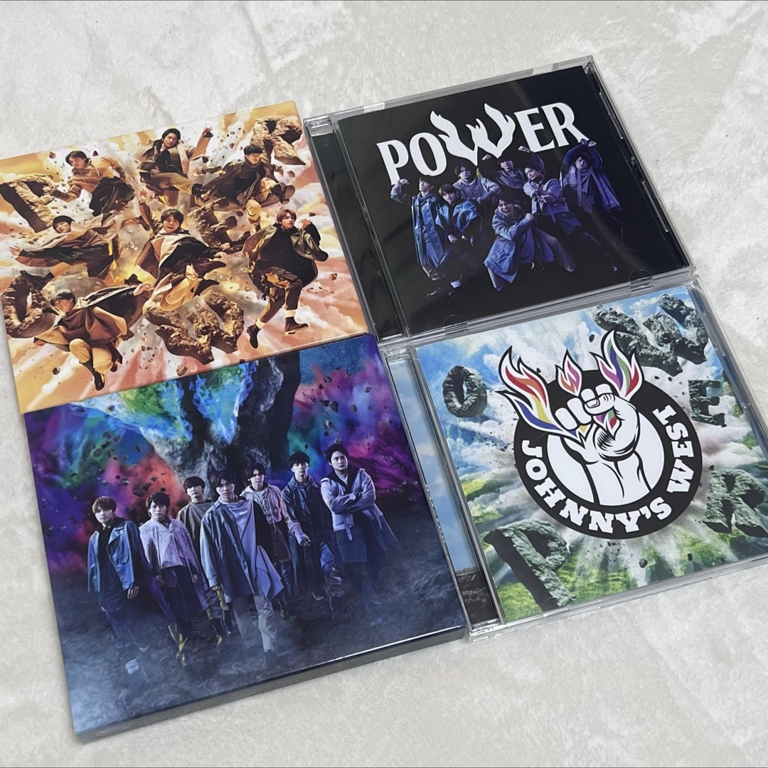 ジャニーズWEST(ジャニーズウエスト)のWEST POWER 初回盤A B 通常盤 通販盤 エンタメ/ホビーのタレントグッズ(アイドルグッズ)の商品写真