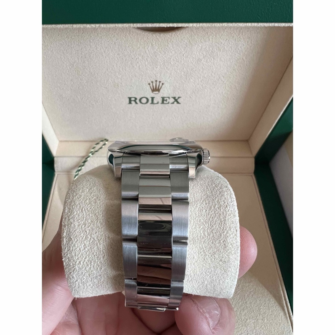 ROLEX(ロレックス)のロレックス　デイトジャスト　正規店購入　現行モデル126200 数回着用　美品！ メンズの時計(腕時計(アナログ))の商品写真