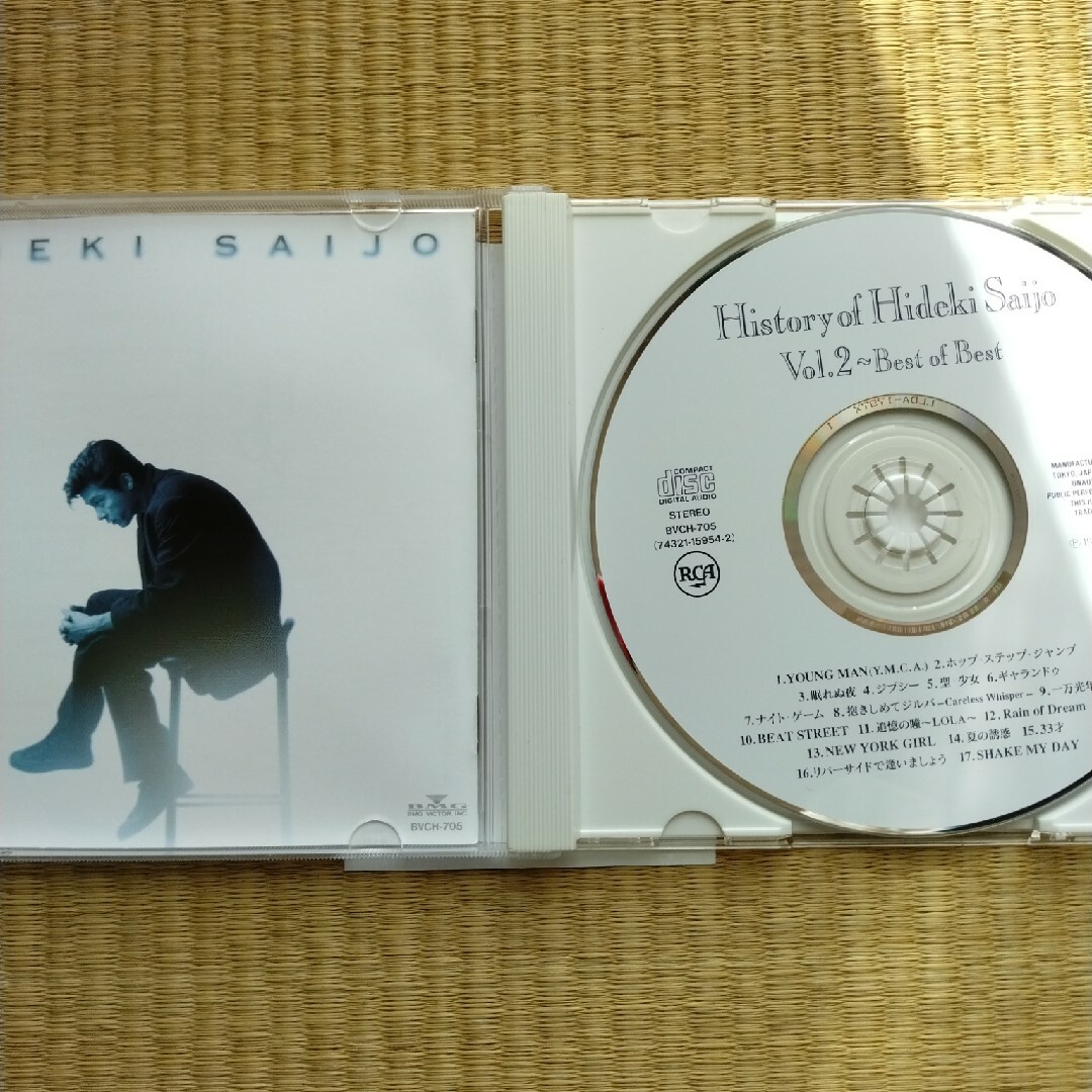 History　of　Hideki　Saijo　Vol．2〜Best　of　B… エンタメ/ホビーのCD(ポップス/ロック(邦楽))の商品写真