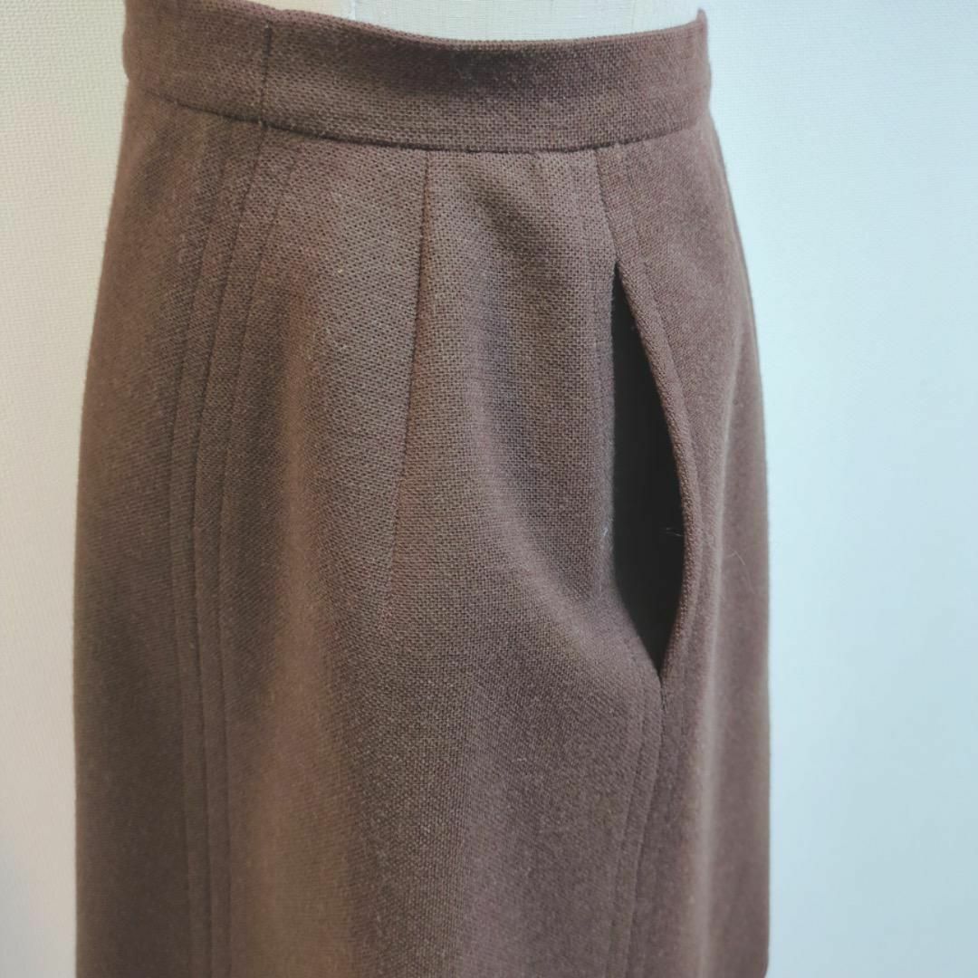 Christian Lacroix(クリスチャンラクロワ)のMS090/CHRISTIAN LACROIX スカート 無地 台形 フランス製 レディースのスカート(ひざ丈スカート)の商品写真
