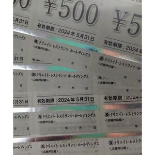 クリエイトレストランツ株主優待券 8,000円分