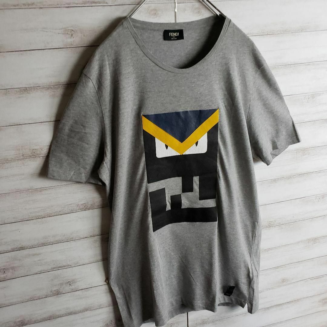 FENDI(フェンディ)の【最高デザイン】フェンディ モンスター バグズアイ ロゴT Tシャツ 52サイズ メンズのトップス(Tシャツ/カットソー(半袖/袖なし))の商品写真