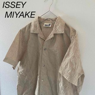 イッセイミヤケ(ISSEY MIYAKE)の【レア】HAIハイISSEYMIYAKEイッセイミヤケオープンカラーシャツ半袖m(シャツ)