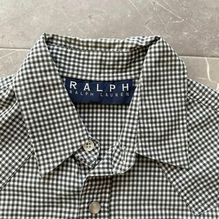 ラルフローレン(Ralph Lauren)のラルフローレン ギンガムチェック シャツ ブラウス 美品 サイズ7(シャツ/ブラウス(半袖/袖なし))