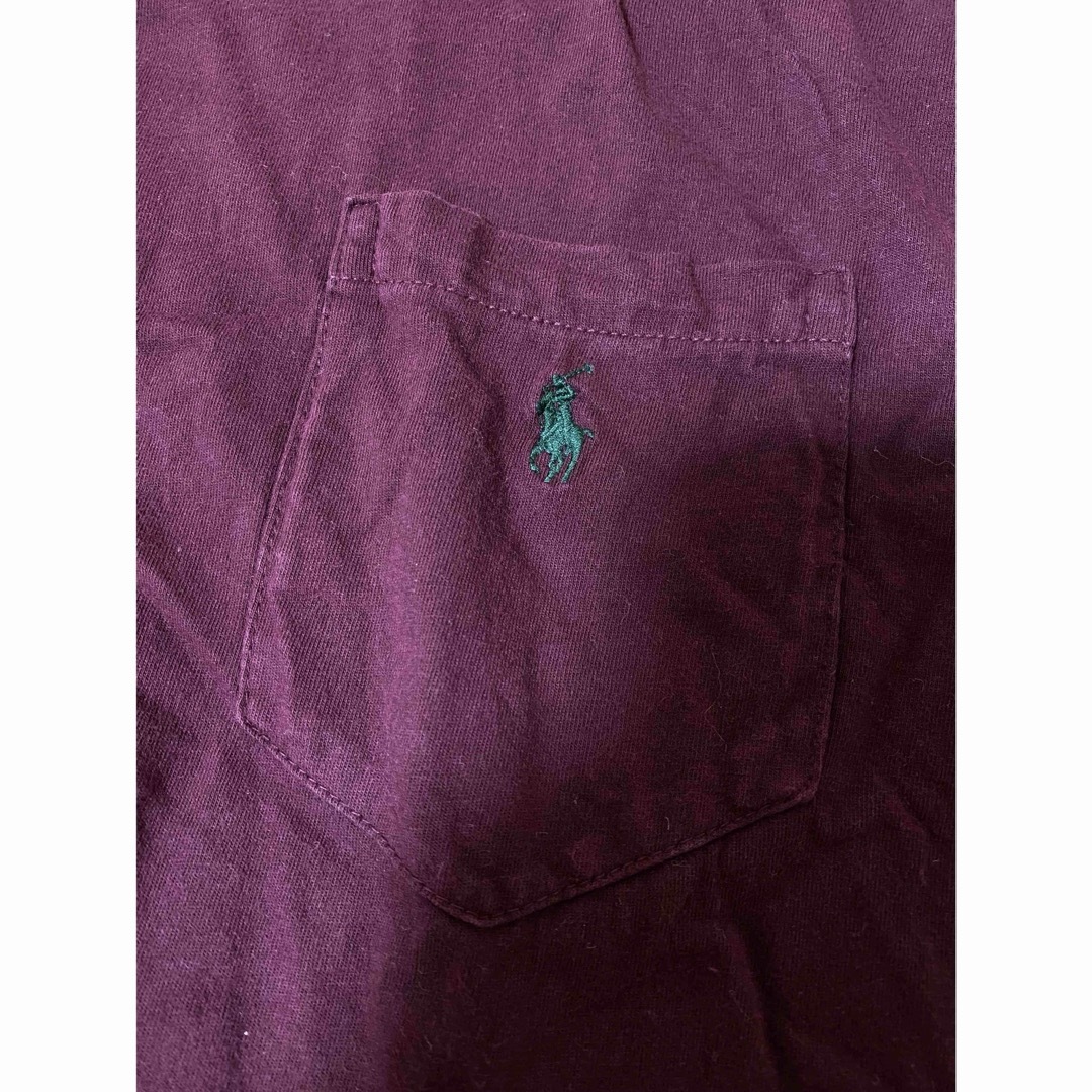 POLO RALPH LAUREN(ポロラルフローレン)のラルフローレン／ロングTシャツ／サイズ4XL／赤紫 メンズのトップス(シャツ)の商品写真