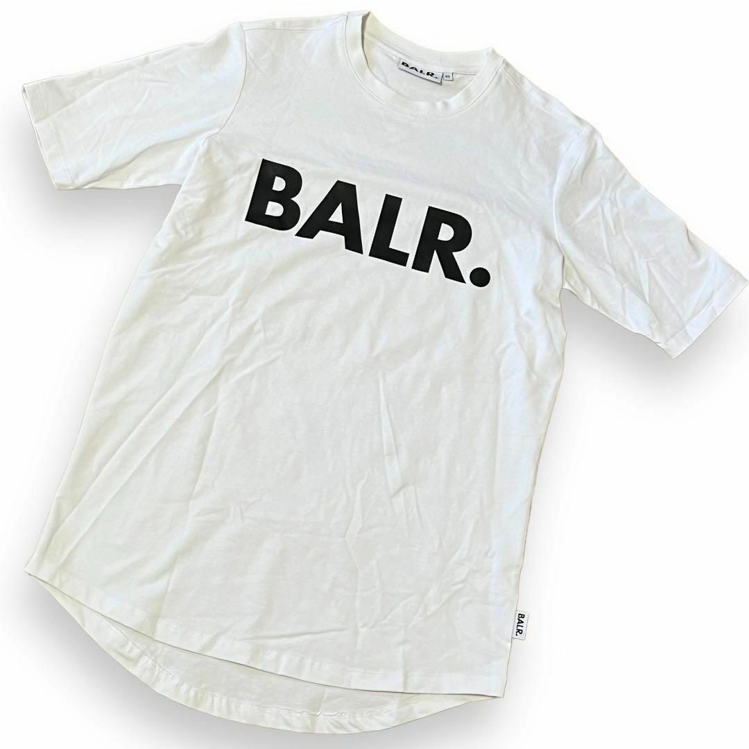 BALR. ボーラー Tシャツ 丸首 ホワイト 白 メンズ XS メンズのトップス(Tシャツ/カットソー(半袖/袖なし))の商品写真