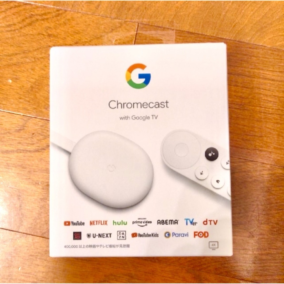 Google(グーグル)のGoogle グーグル Chromecast with Google  スマホ/家電/カメラのテレビ/映像機器(その他)の商品写真