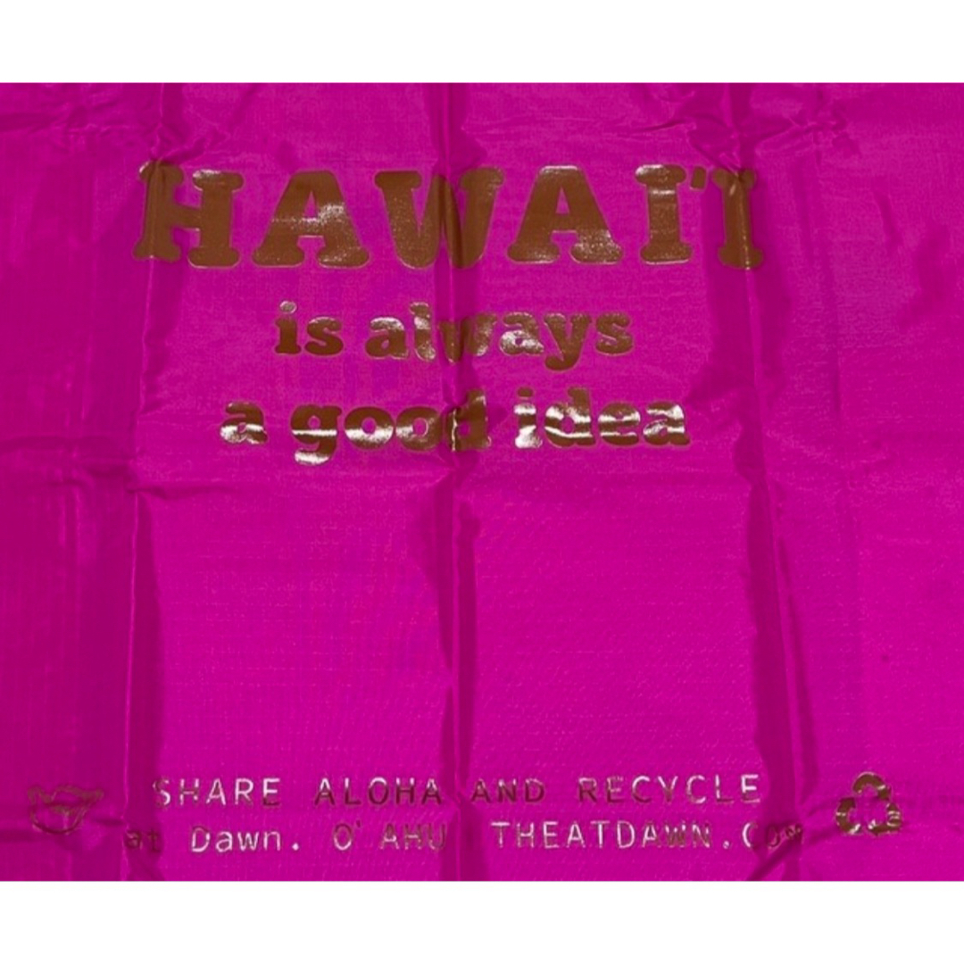 Ron Herman(ロンハーマン)のハワイ限定.日本未発売　BAGGU バグー　atDawnO'AHU ピンク レディースのバッグ(エコバッグ)の商品写真