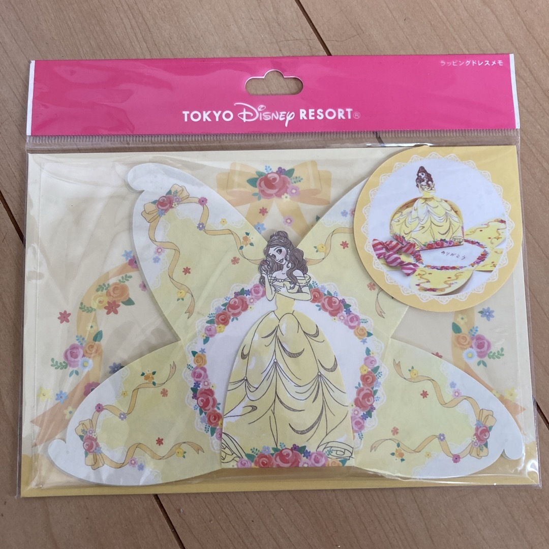 Disney(ディズニー)のディズニー　プリンセス　ベル　メッセージカード エンタメ/ホビーのおもちゃ/ぬいぐるみ(キャラクターグッズ)の商品写真