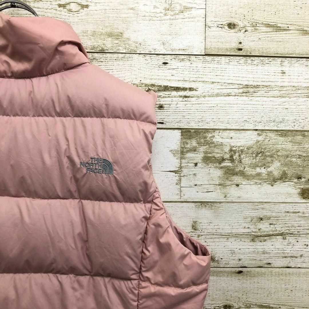 THE NORTH FACE - 【k6489】希少USA規格ノースフェイス刺繍ロゴダウン THE NORTH FACE - 【k6489】希少USA規格ノースフェイス刺繍ロゴダウン