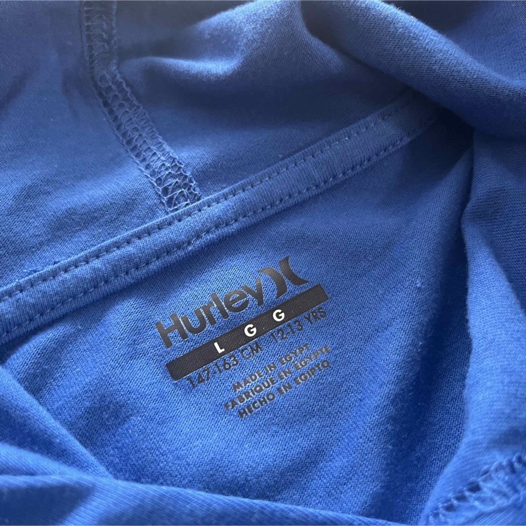 Hurley(ハーレー)のHurley新品ボーイズ用フード付きロングTシャツ　150 160 キッズ/ベビー/マタニティのキッズ服男の子用(90cm~)(Tシャツ/カットソー)の商品写真