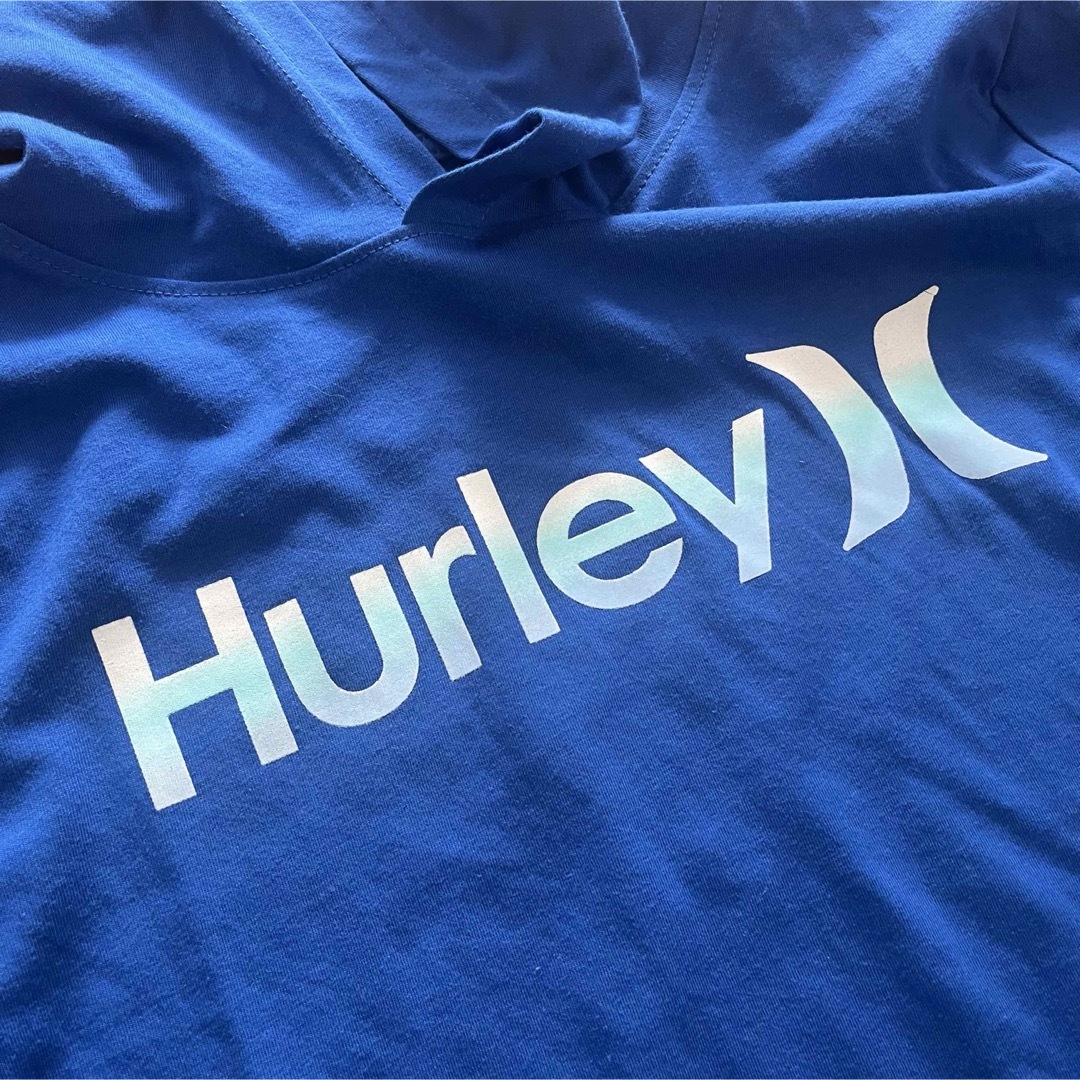 Hurley(ハーレー)のHurley新品ボーイズ用フード付きロングTシャツ　150 160 キッズ/ベビー/マタニティのキッズ服男の子用(90cm~)(Tシャツ/カットソー)の商品写真