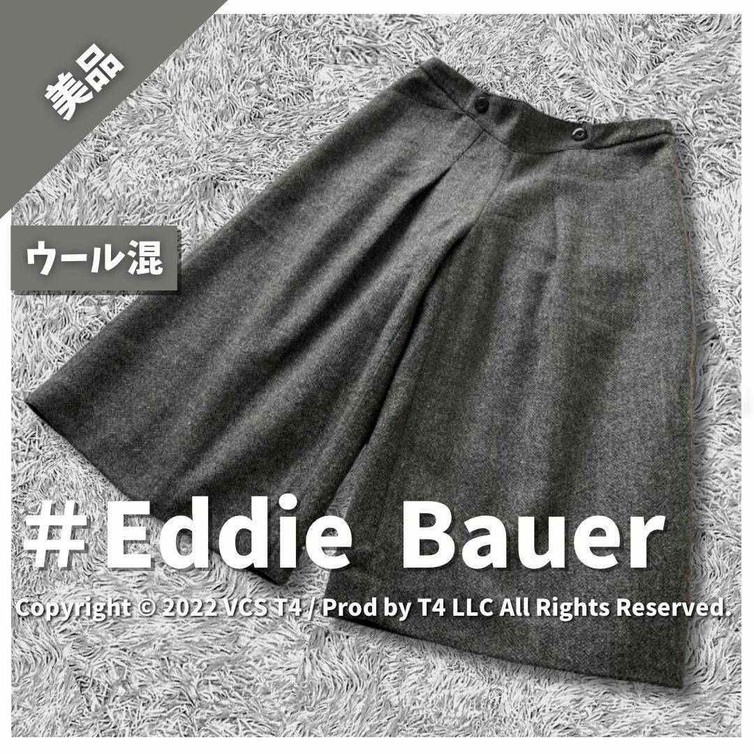 Eddie Bauer(エディーバウアー)の【美品】エディー バウアー ハーフパンツ M ウール混 グレー 秋冬 ✓3447 レディースのパンツ(ショートパンツ)の商品写真