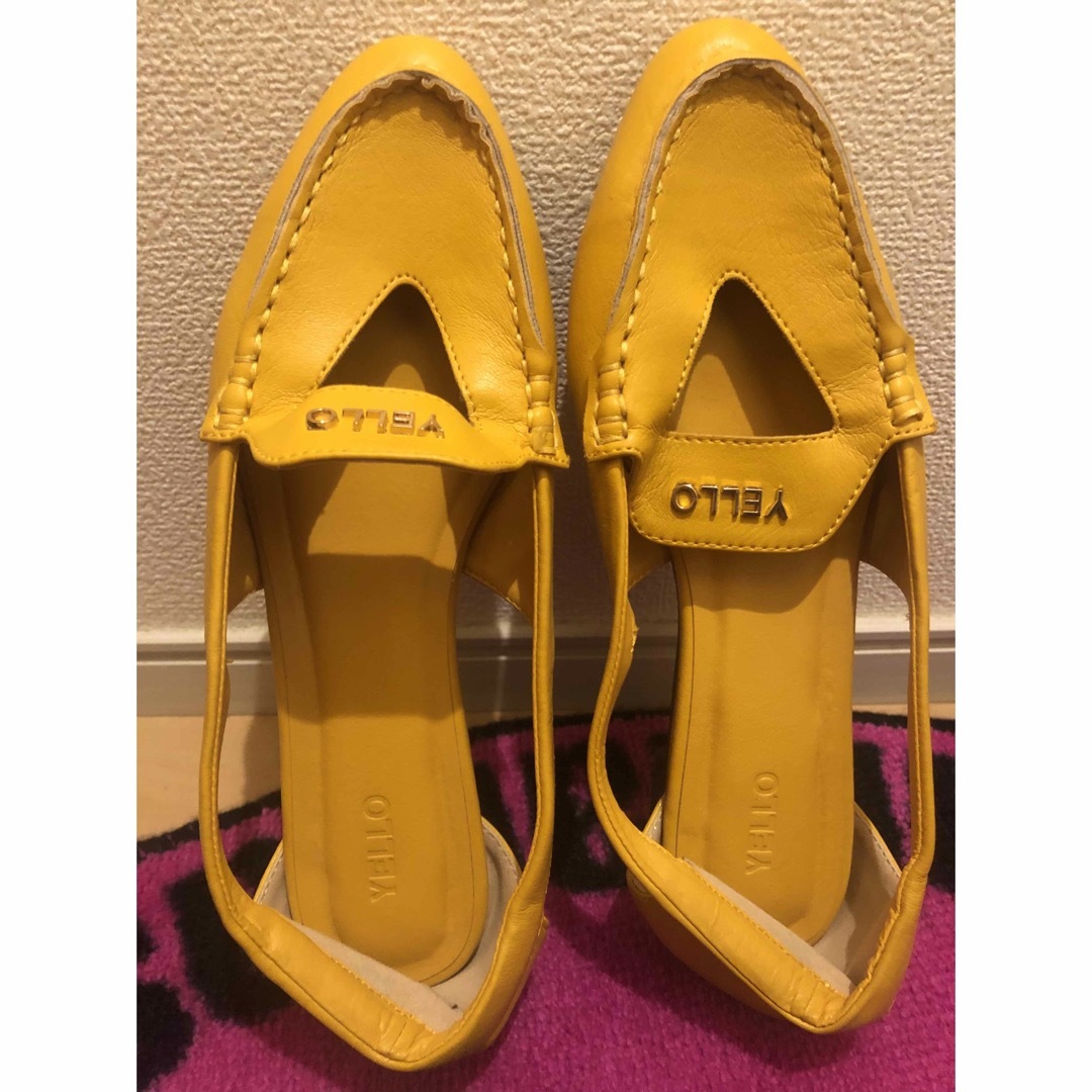 yellowローファー レディースの靴/シューズ(ローファー/革靴)の商品写真