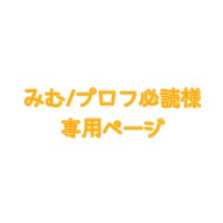 ジャニーズ(Johnny's)のみむ/プロフ必読様専用ページです。(アイドルグッズ)