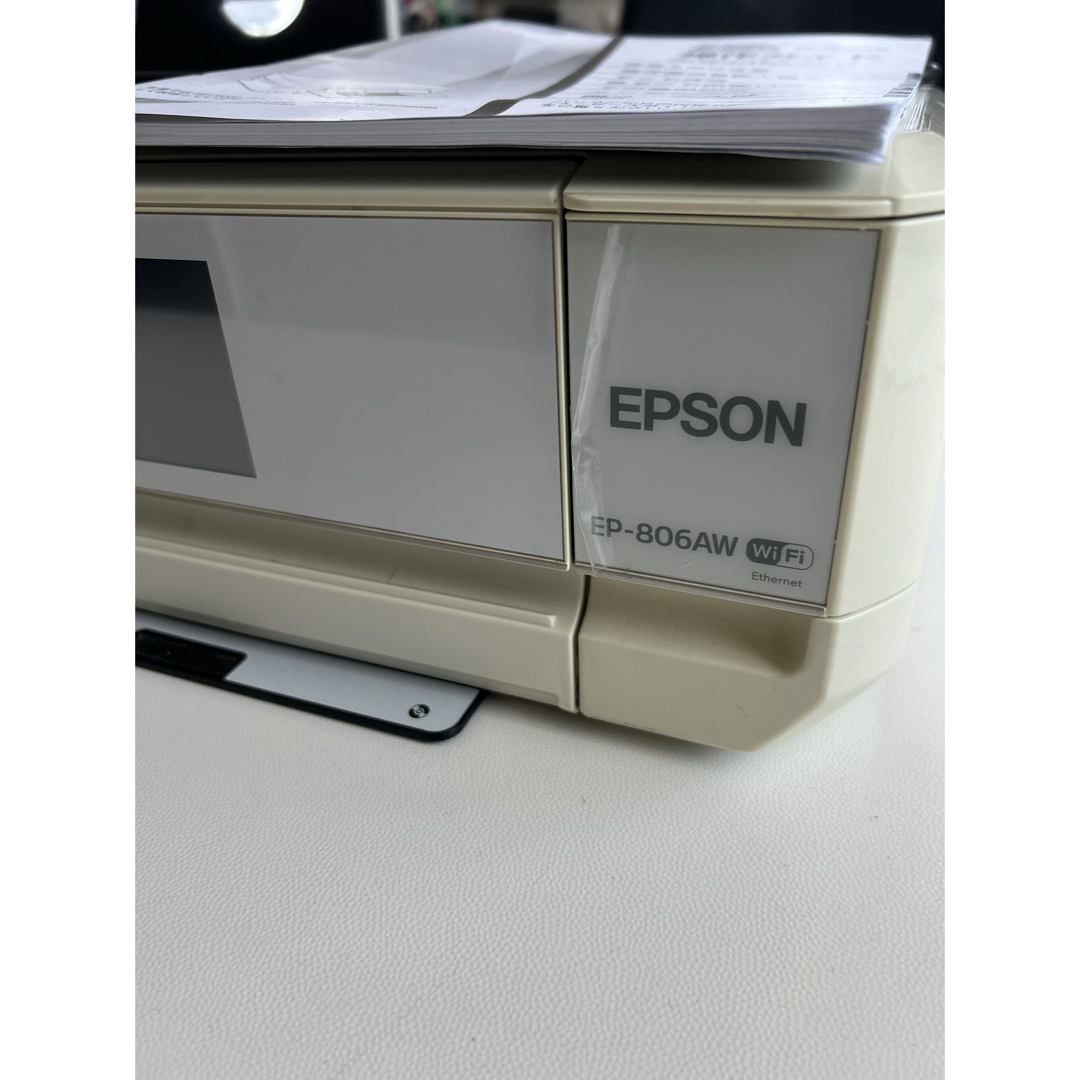 EPSON(エプソン)のエプソンプリンターEP-806AW白『ジャンク品』 スマホ/家電/カメラのPC/タブレット(PC周辺機器)の商品写真