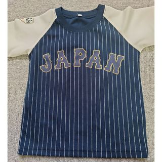 侍ジャパン サムライジャパン ユニフォーム風 Tシャツ 110サイズ(Tシャツ/カットソー)