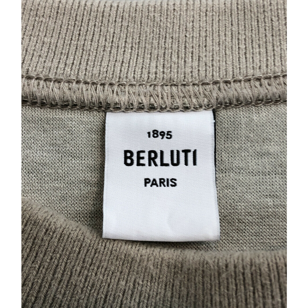 Berluti(ベルルッティ)のベルルッティ オーバーサイズスウェット レザーロゴ メンズ XL メンズのトップス(スウェット)の商品写真