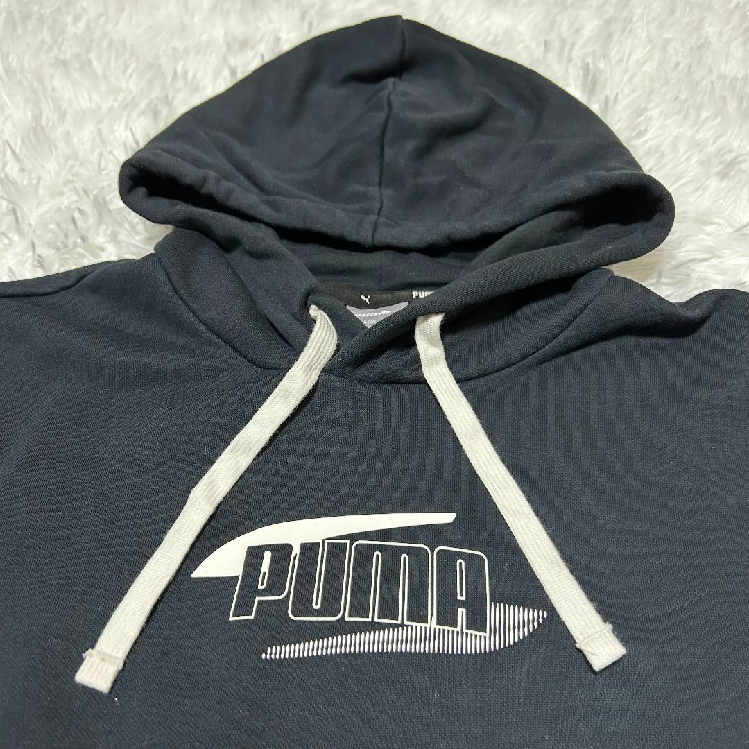 PUMA(プーマ)の【新品アウトレット】プーマ パーカー M ブラック ✓3427 メンズのトップス(パーカー)の商品写真