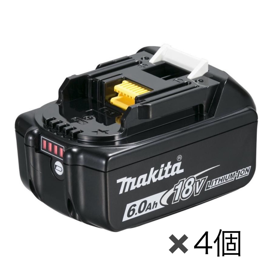 Makita(マキタ)のマキタ　バッテリー　BL1860B 18V 4個まとめ買い特価 スポーツ/アウトドアの自転車(工具/メンテナンス)の商品写真