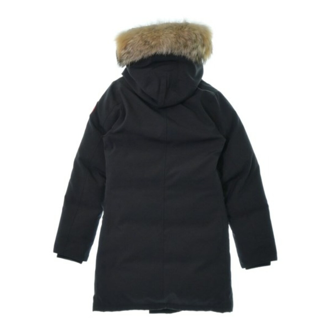 CANADA GOOSE(カナダグース)のCANADA GOOSE カナダグース ダウンコート S 黒 【古着】【中古】 レディースのジャケット/アウター(ダウンコート)の商品写真