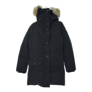 カナダグース(CANADA GOOSE)のCANADA GOOSE カナダグース ダウンコート S 黒 【古着】【中古】(ダウンコート)