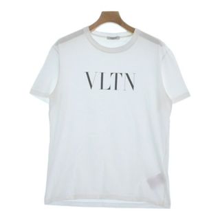 ヴァレンティノ(VALENTINO)のVALENTINO ヴァレンティノ Tシャツ・カットソー M 白 【古着】【中古】(Tシャツ/カットソー(半袖/袖なし))