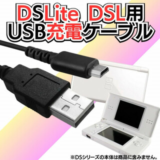 DSLite ライト USB コード 充電コード Nintendo ケーブル D(携帯用ゲーム機本体)