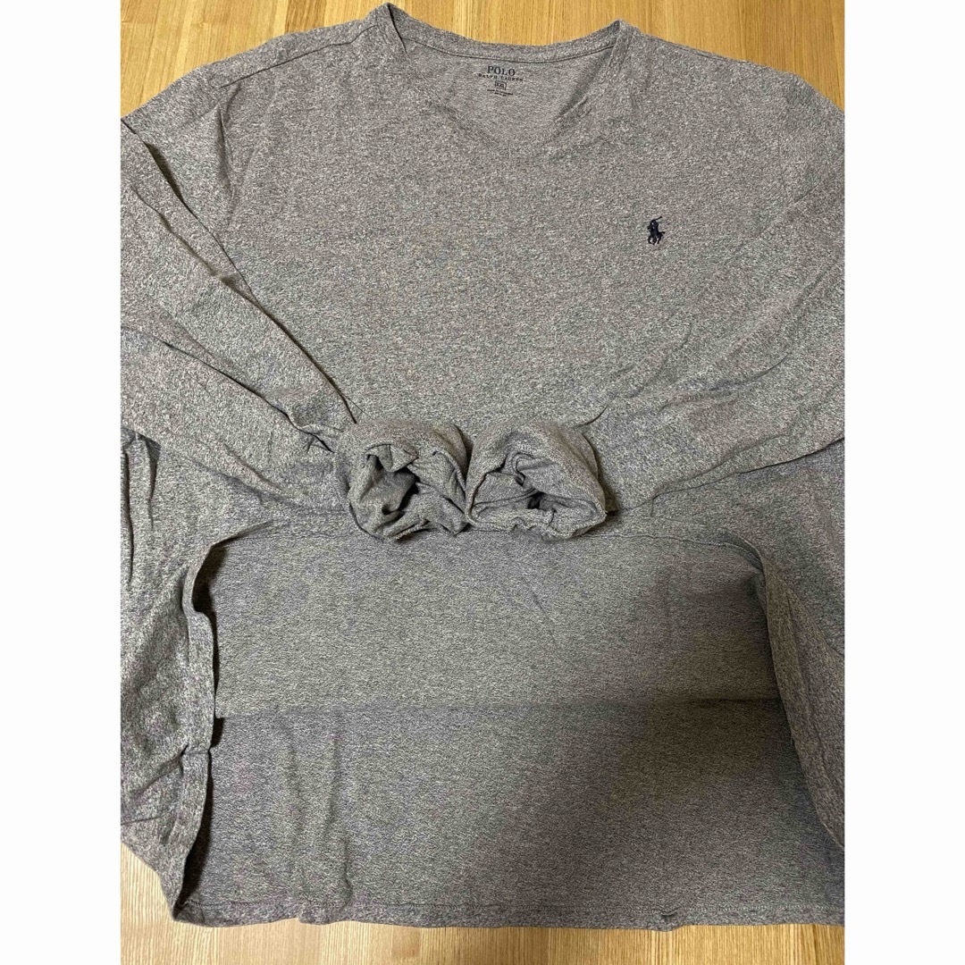 POLO RALPH LAUREN(ポロラルフローレン)のラルフローレン／ロングTシャツ／サイズXXL／グレー メンズのトップス(Tシャツ/カットソー(七分/長袖))の商品写真