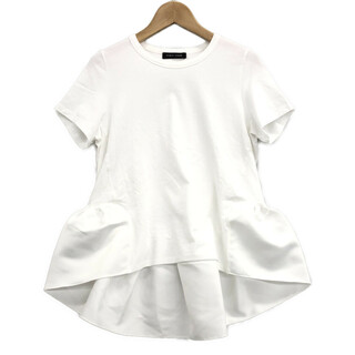美品  YOKO CHAN 半袖切替Tシャツ    レディース 38(Tシャツ(半袖/袖なし))