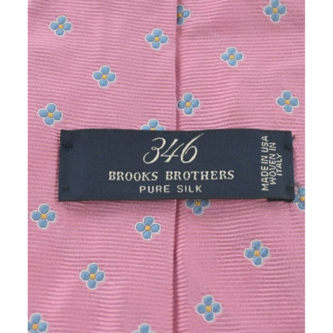 Brooks Brothers(ブルックスブラザース)のBrooks Brothers ネクタイ - ピンクx水色x黄(花柄) 【古着】【中古】 メンズのファッション小物(ネクタイ)の商品写真