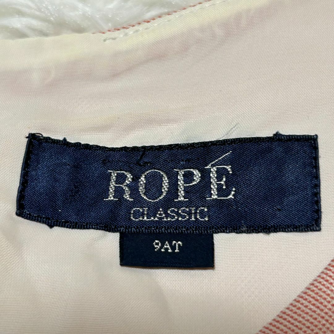 AER ADAM ET ROPE(アダムエロペ)の【訳あり美品】ロペ ひざ丈ワンピース 9AT ピンク ノースリーブ ✓3401 レディースのワンピース(ひざ丈ワンピース)の商品写真